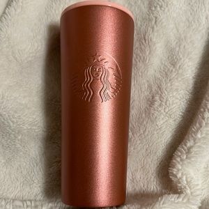 Starbucks Metallic Rose Gold Tumbler
